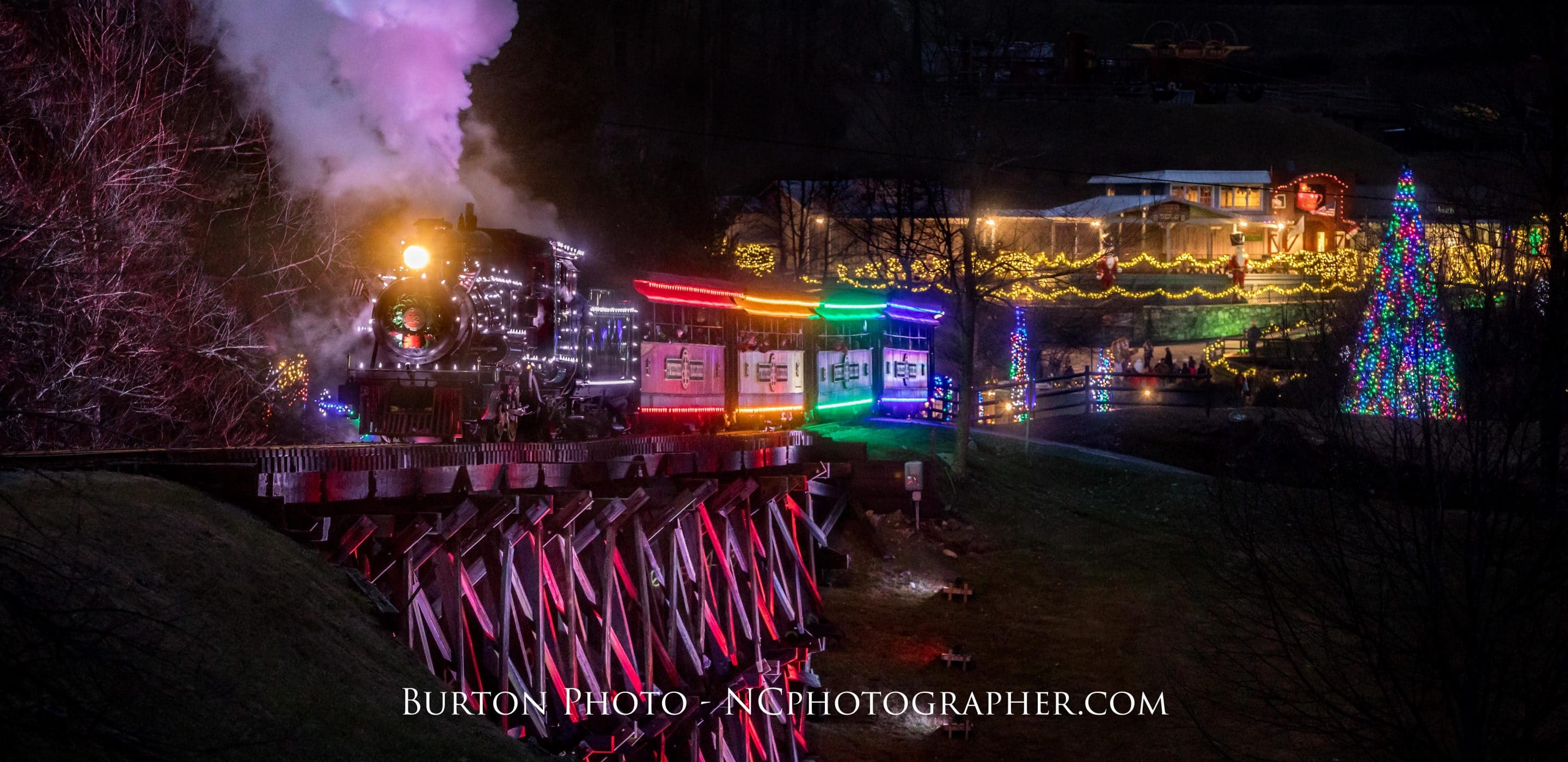 Tweetsie Railroad Christmas Burton Photography